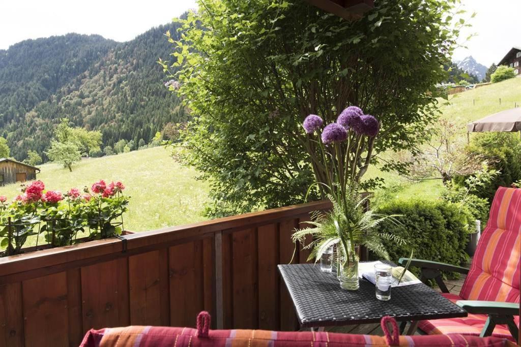 Vila Haus Monika Silvrettablick Sankt Gallenkirch Exteriér fotografie